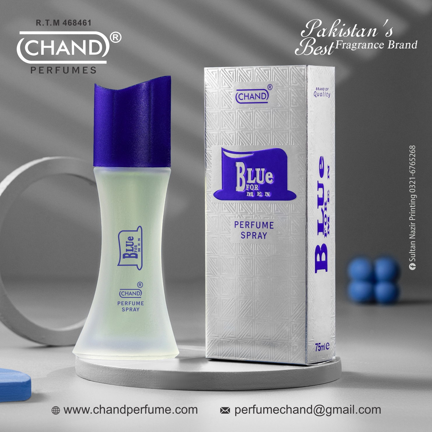 Blue For Men – 75ml